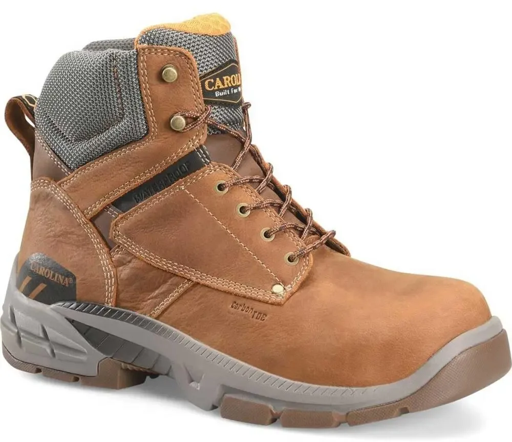 CAROLINA MEN'S CA5540 DUKE 6COMPOSITE TOE WATERPROOF WORK BOOT DARK BROWN 11.5